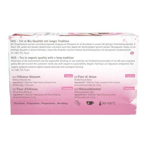 H&S Bio Hibiskusblüte Filterbeutel - 2