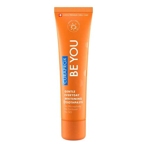 Curaprox be you Zahnpasta Pfirsich + Aprikose orange - 1