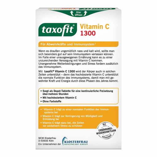 Taxofit Vitamin C 1300 Tabletten - 2