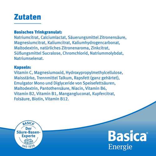 Basica Energie Trinkgranulat + Kapseln - 7