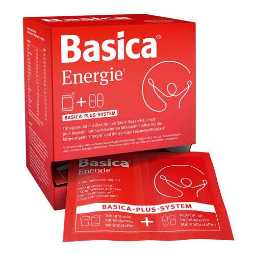 Basica Energie Trinkgranulat + Kapseln f&uuml;r 30 Tage Kpg - 1