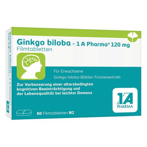 Ginkgo biloba - 1 A Pharma® 120 mg Filmtabletten - 1