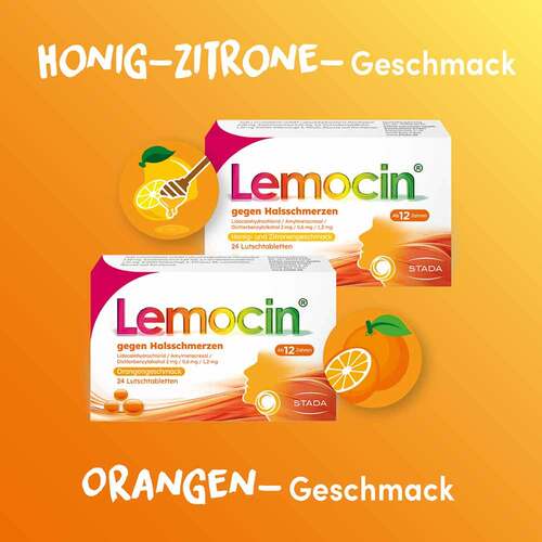 Lemocin® gegen Halsschmerzen Honig- und Zitronengeschmack - 6