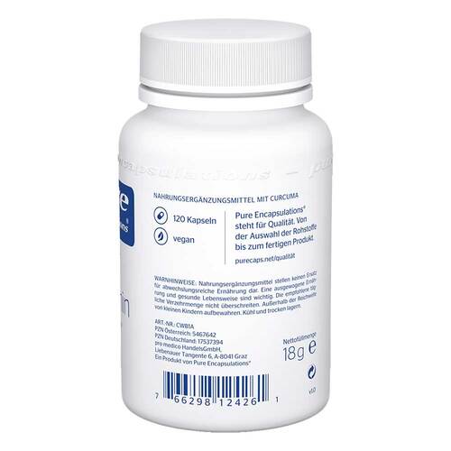 Pure Encapsulations Curcumin mit Bioperine Kapseln - 2