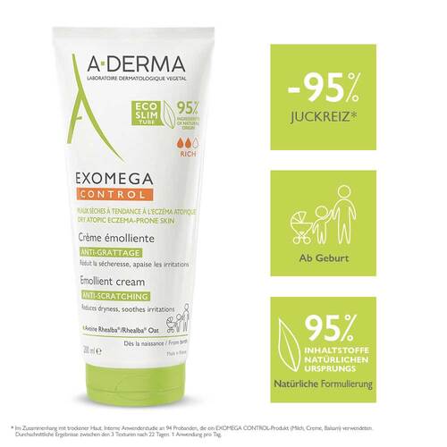 A-Derma Exomega Control Creme r&uuml;ckfettend - 2