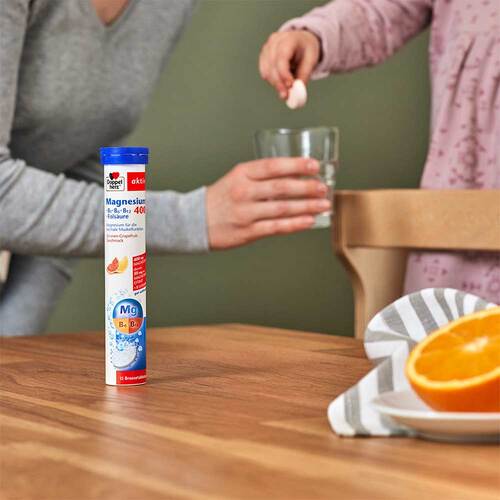 Doppelherz Magnesium 400+B1+B6+B12+Folsäure Brausetabletten - 2