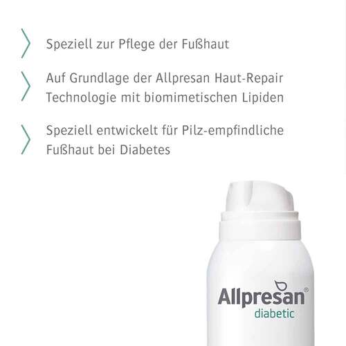 Allpresan diabetic Myco + Repair Schaum-Creme - 3