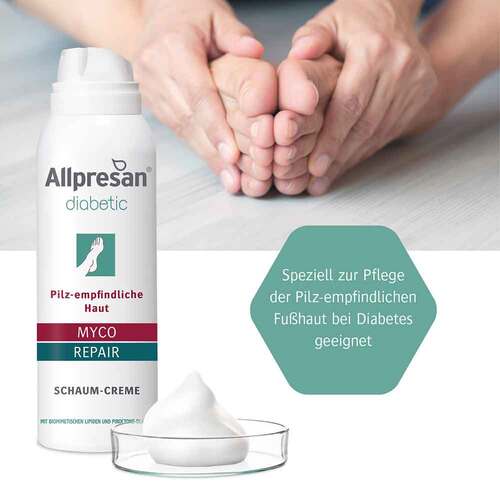 Allpresan diabetic Myco + Repair Schaum-Creme - 4