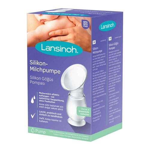 Lansinoh Silikon-Milchpumpe / Muttermilchauff&auml;nger - 1