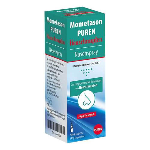 Mometason Puren Heuschnupfenspray 50µg / Spr&uuml;hst.140 - 1
