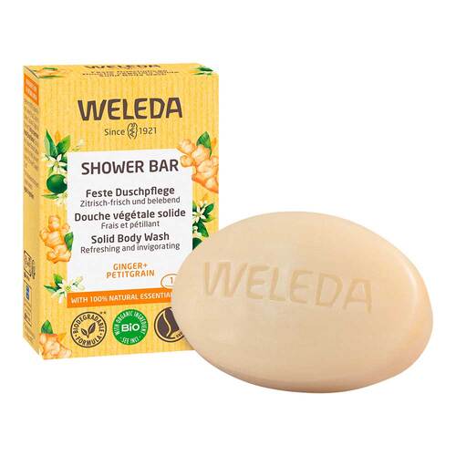 Weleda feste Duschpflege Ginger + Petitgrain - 1