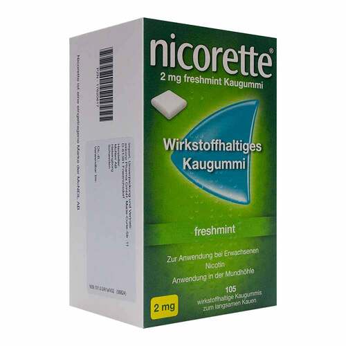 nicorette® 2 mg freshmint Kaugummi - 1