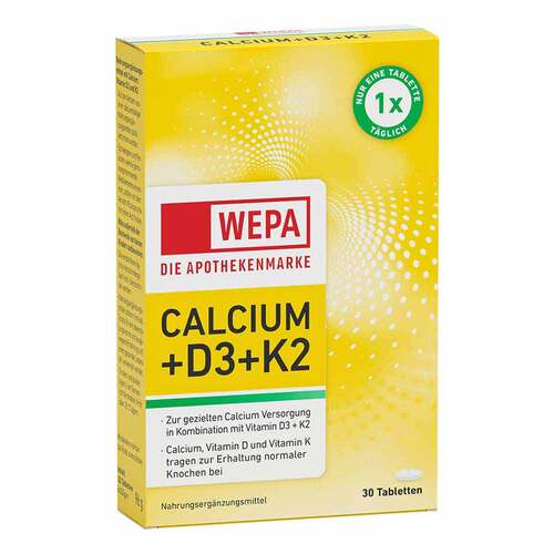 Wepa Calcium + D3 + K2 Tabletten - 1