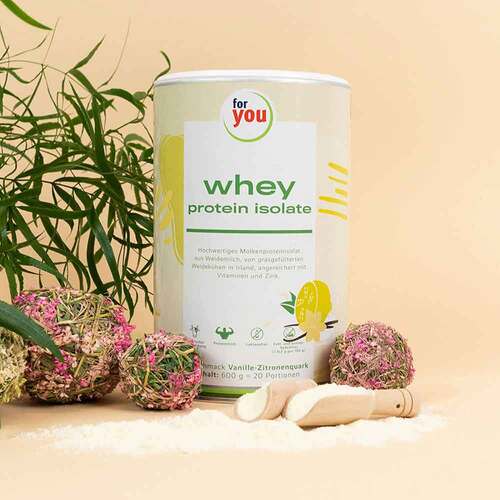 For You whey protein isolate Vanille-Zitronenquark - 7