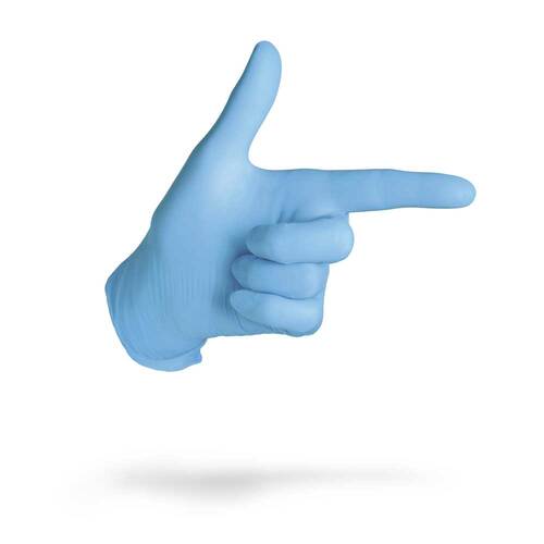 Sentina Azure Nitrile Untersuchungshandschuhe unste.pf S 6 - 7 - 2