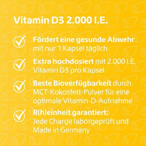 Vitamin D3 2.000 I.E. Kapseln - 3