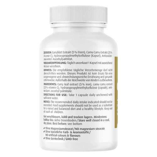 Curryblatt Eisen 25 mg + C Kapseln - 2