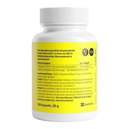 Folat Quatrefolic 400 µg Kapseln - 2