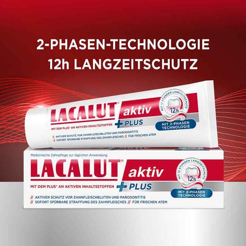 Lacalut aktiv Plus Zahncreme - 3