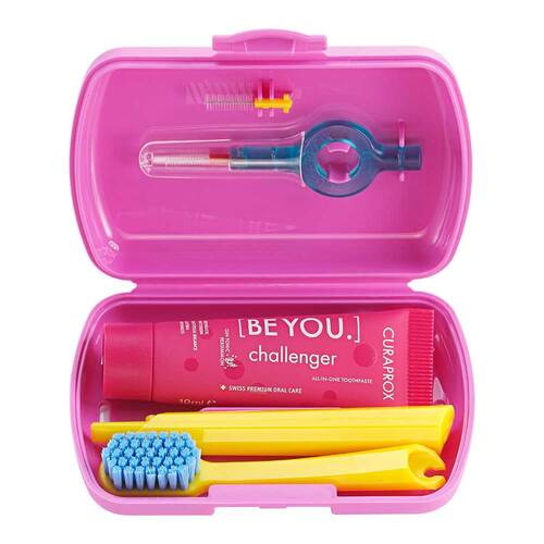 Curaprox Travel-Set rosa - 1