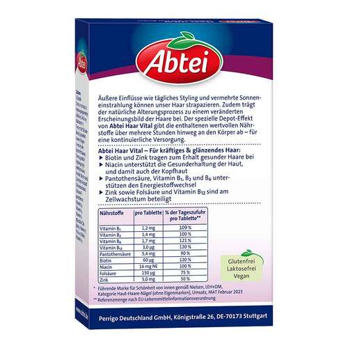 Abtei Haar Vital Depot Tabletten TF - 2