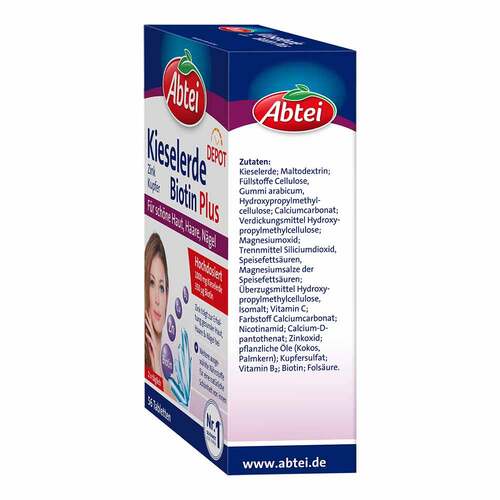 Abtei Kieselerde Biotin Plus Tabletten Titandioxidfrei - 4