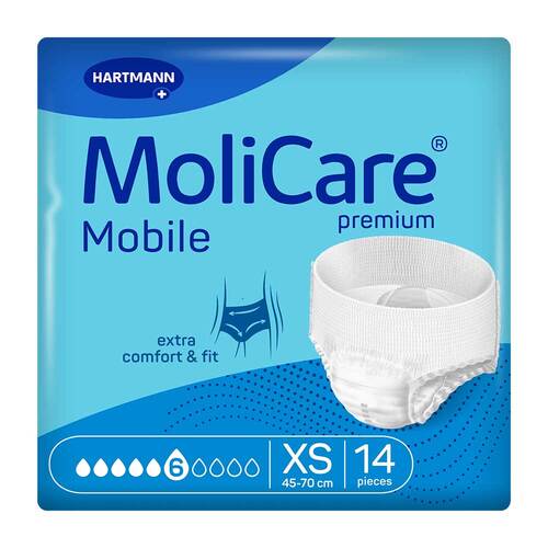 Molicare Premium Mobile 6 Tropfen Größe XS - 1