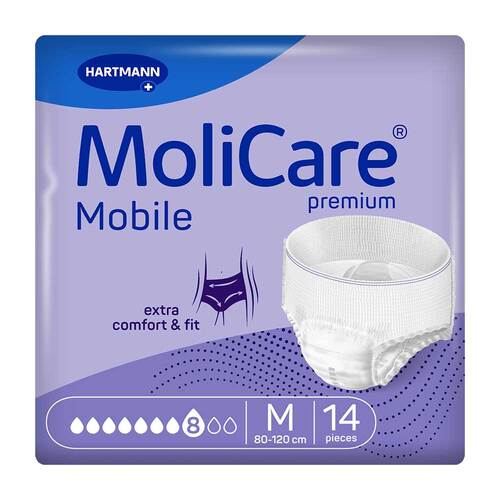 Molicare Premium Mobile 8 Tropfen Größe M - 1