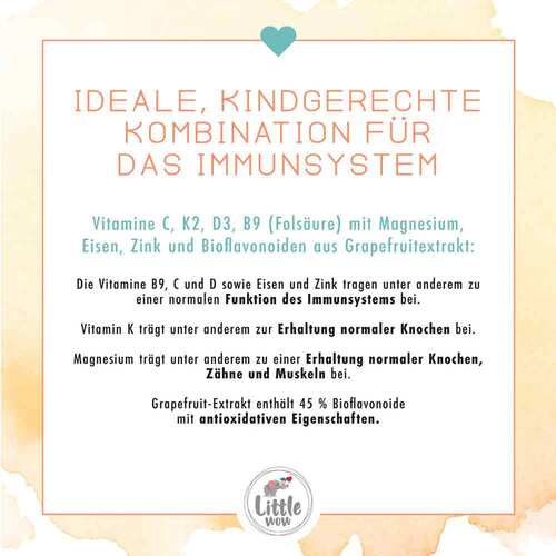 Little Wow Immun Kids Immunsystem Kind.vegan Kapseln - 3