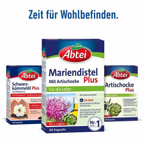 Abtei Mariendistel Plus Kapseln mit Artischocke  - 6