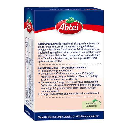 Abtei Omega-3 Plus Kapseln TF - 2