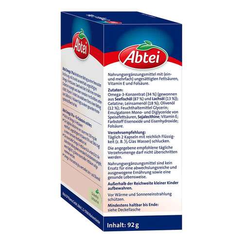 Abtei Omega-3 Plus Kapseln TF - 3