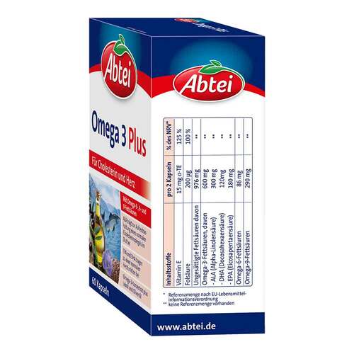 Abtei Omega-3 Plus Kapseln  - 4