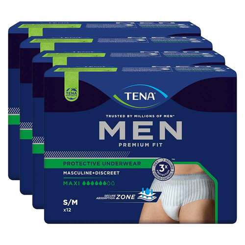 TENA® MEN PREMIUM FIT Pants Maxi S/M bei Inkontinenz - 1