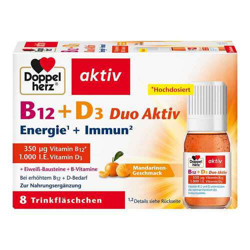 Doppelherz B12 + D3 Duo Aktiv Trinkampullen - 1