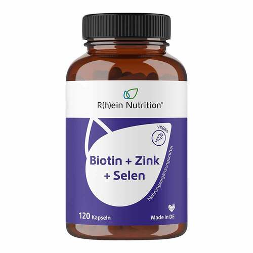 Biotin + Zink + Selen f&uuml;r Haut Haare &amp; N&auml;gel Kapseln - 1