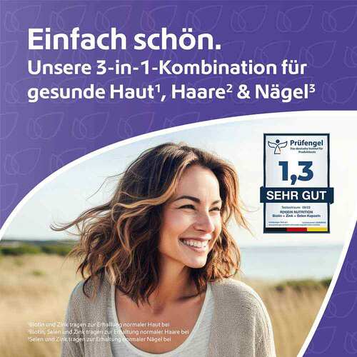 Biotin + Zink + Selen f&uuml;r Haut Haare &amp; N&auml;gel Kapseln - 2