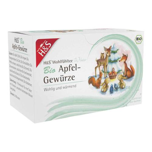 H&S Wintertee Bio Apfel-Gew&uuml;rze Filterbeutel - 1
