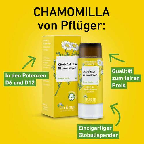 Chamomilla D6 Globuli Pflüger Dosierspender - 3