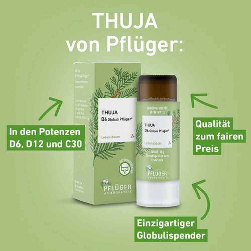 Thuja D6 Globuli Pfl&uuml;ger Dosierspender - 3
