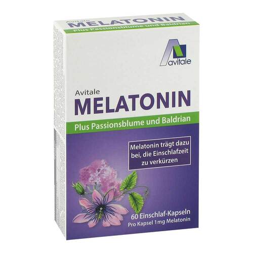 Melatonin + Passionsblume + Baldrian Kapseln - 1