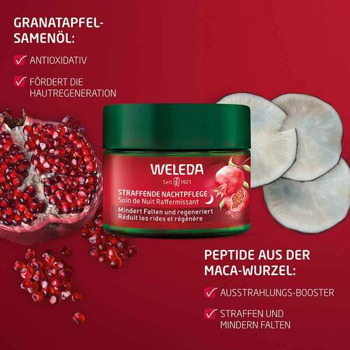 Weleda straffende Nachtpflege Granatapfel &amp; Maca - 4