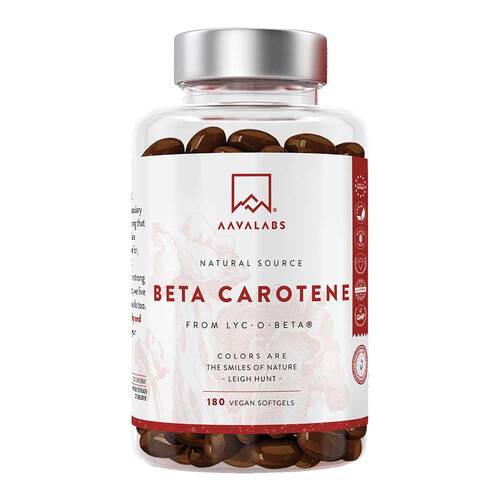 Aavalabs Beta Carotin Vitamin A vegan Weichkapseln - 2