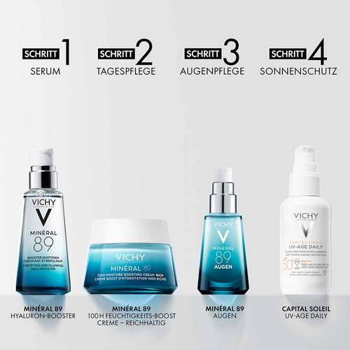 Vichy Mineral 89 100h Creme reichhaltig mit Duft - 5