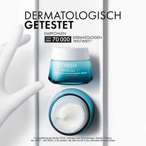 Vichy Mineral 89 100h Creme reichhaltig mit Duft - 7