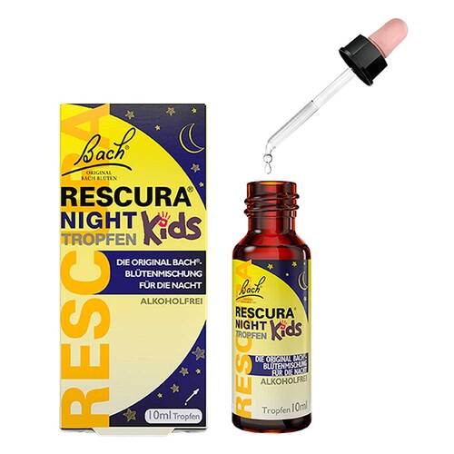 Bachbl&uuml;ten Original Rescura Night Kids Tropfen alkoholfrei  - 1