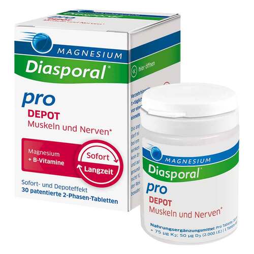 Magnesium Diasporal pro B-Vitamin-Komplex Depot Muskel + Nerven Tabletten - 1