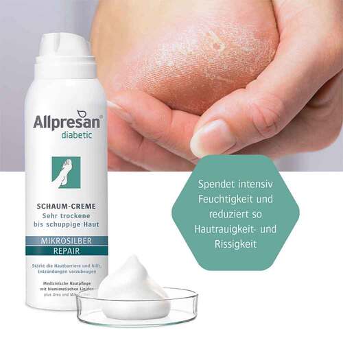 Allpresan diabetic Mikrosilber + Repair Schaum-Creme - 4