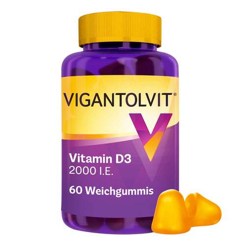 Vigantolvit 2000 I.E. Vitamin D3 Weichgummis - 1