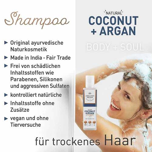 Himalayas Dreams Ayurveda Shampoo Coconut &amp; Argan - 4